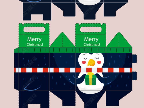 圣誕禮物包裝設(shè)計(jì)靈感 兒童食品包裝的動(dòng)漫卡通圖案紙盒設(shè)計(jì)指南與圖片下載資源